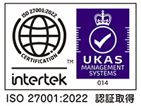 「ISO27001:2022 認証取得」の認定証